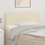 vidaXL Tête de lit Crème 90x5x78/88 cm Similicuir