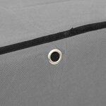 vidaXL Armoire à chaussures Gris 60x30x166 cm Tissu