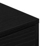 vidaXL Rack à chaussures Chêne noir 60 x 35 x 84 cm Bois d'ingénierie