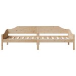 vidaXL Cadre de lit sans matelas 90x200 cm bois de pin massif