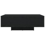 vidaXL Table Basse Chêne noir 85 x 55 x 31 cm Bois d'ingénierie