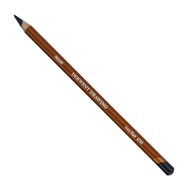 Crayon de couleur Derwent Drawing Noir d'ivoire 6700
