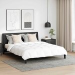 vidaXL Ensemble de Duvet avec oreiller 3 Pièces Blanc Plume de canard