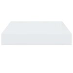 vidaXL Étagère murale flottante Blanc brillant 23x23 5x3 8 cm MDF