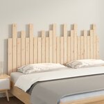 vidaXL Tête de lit murale 159 5x3x80 cm Bois massif de pin