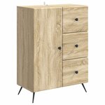 vidaXL Buffet Chêne Sonoma 66 x 34 5 x 90 cm Bois d'ingénierie