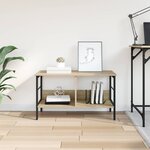 vidaXL Étagère Chêne Sonoma 82 x 32 x 47 cm Bois d'ingénierie