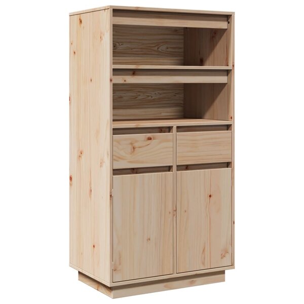 vidaXL Buffet haut 60x40x116 5 cm Bois massif de pin
