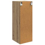 vidaXL Armoire Murale Chêne artisanal 33 x 34 5 x 90 cm