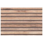 vidaXL Panneaux muraux 3D 5 Pièces marron 100x50 cm EPS