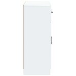 vidaXL Buffet Blanc 66 x 34 5 x 87 cm Bois d'ingénierie
