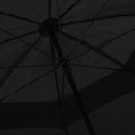 vidaXL Parapluie Noir 130 cm
