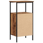 vidaXL Table de chevet vieux bois 41x31x80 cm bois d’ingénierie