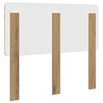 vidaXL Tête de lit Chêne artisanal 120 cm Bois d'ingénierie