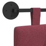 vidaXL Tête de lit suspendue Tissu