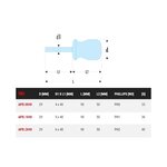 Tournevis Isoryl Facom pour vis cruciformes Phillips lame courte  APB1X40