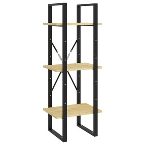 vidaXL Bibliothèque à 3 niveaux 40x30x105 cm Bois de pin massif