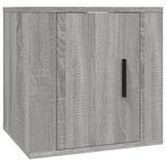 vidaXL Meuble TV mural Sonoma gris 40x34 5x40 cm