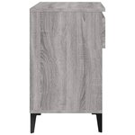 vidaXL Armoire à chaussures Sonoma gris 70x36x60 cm Bois d'ingénierie