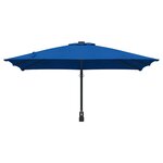vidaXL Parasol de jardin mural bleu azur 247 cm