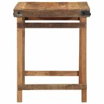 vidaXL Table de salle à manger Marron 60 x 55 x 76 cm