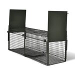 vidaXL Attrape à animaux avec 2 portes