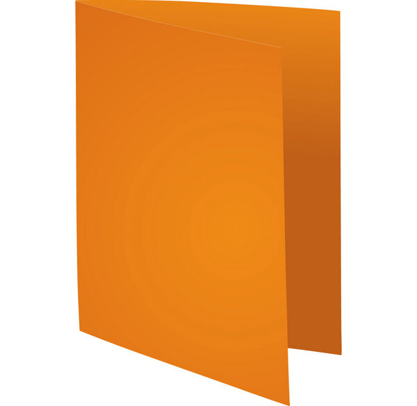 Pt100 chem Foldyne180 bord décalé orange x 5 EXACOMPTA