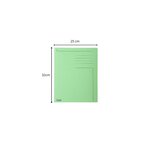 Chemise Rigide À Bord Décalé Forever® 280g/m2 Avec Impression - 24x32cm - Vert Vif - X 100 - Exacompta