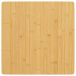 vidaXL Dessus de table 40x40x4 cm bambou