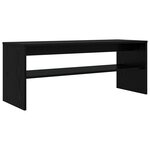 vidaXL Meuble TV Chêne noir 100 x 35 x 40 cm Bois d'ingénierie