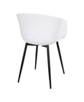 4 Fauteuils de jardin blanc RODA