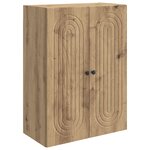 vidaXL Armoire Murale Chêne artisanal 66 x 34 5 x 90 cm