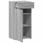 vidaXL Buffet sonoma gris 45x42 5x93 cm bois d'ingénierie