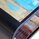 vidaXL Table basse Bois de récupération massif