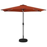 vidaXL Parasol de jardin avec lampes LED 300 x 300 cm Polyester