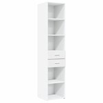 vidaXL Buffet haut blanc 40x42 5x185 cm bois d'ingénierie