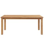vidaXL Table basse Marron 110 x 55 x 45 cm Bois de teck massif