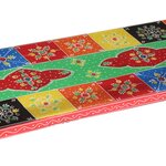 Table Console Multicolore 100x30x75 cm en Bois Massif de Mangue vidaXL