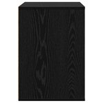 vidaXL Commode d'angle Chêne noir 60x41x58 cm Bois d'ingénierie