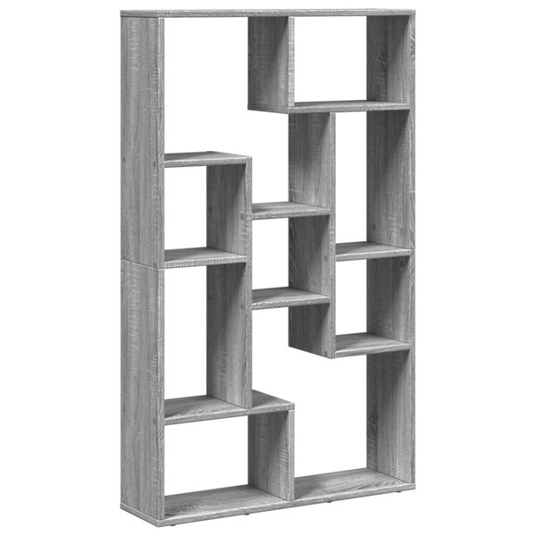 vidaXL Bibliothèque sonoma gris 72x20x120 cm bois d'ingénierie