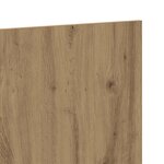 vidaXL Tête de lit chêne artisanal 160x1 5x80 cm bois d'ingénierie