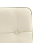 vidaXL Chaises à manger lot de 4 crème similicuir