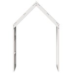 vidaXL Toit de lit pour enfants blanc 60x89x134 5cm bois de pin massif