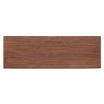 vidaXL Étagères Marron 47 x 16 x 55 cm Bois de Mahogany Massif