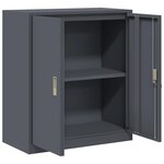 vidaXL Armoire de rangement Anthracite 80 x 40 x 90 cm Acier