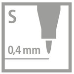 Feutre pour Transparent OHPen Permanent Pointe superfine Noir STABILO