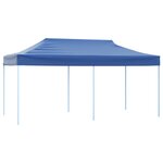 vidaXL Tente de réception pliable bleue 3 x 6 m