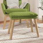 vidaXL Repose-pied Vert clair 45x29 5x35 cm Velours