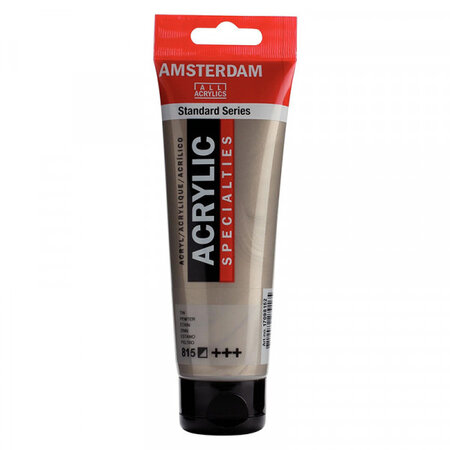 Peinture acrylique en tube - etain - 120ml - amsterdam