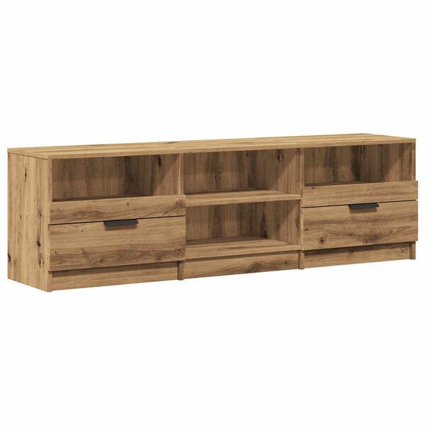 vidaXL Meuble TV chêne artisanal 150x33 5x45 cm bois d'ingénierie